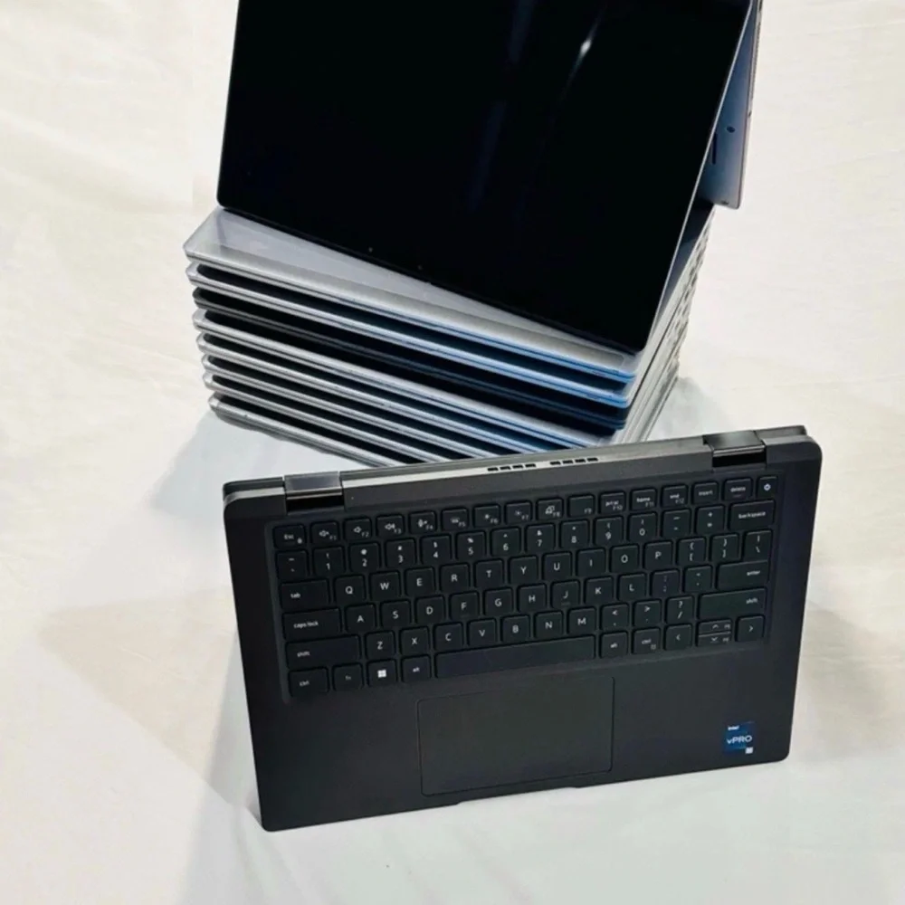 Convertible Laptop with Black and Silver Finish